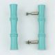 Turquoise handmade Wooden Door Handles for Drawer and Dresser-1 Piece (5 Inches)